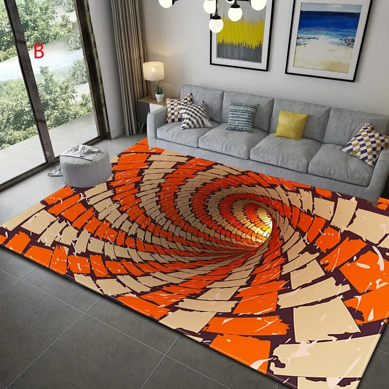 Tapis Vortex Illusion 3D