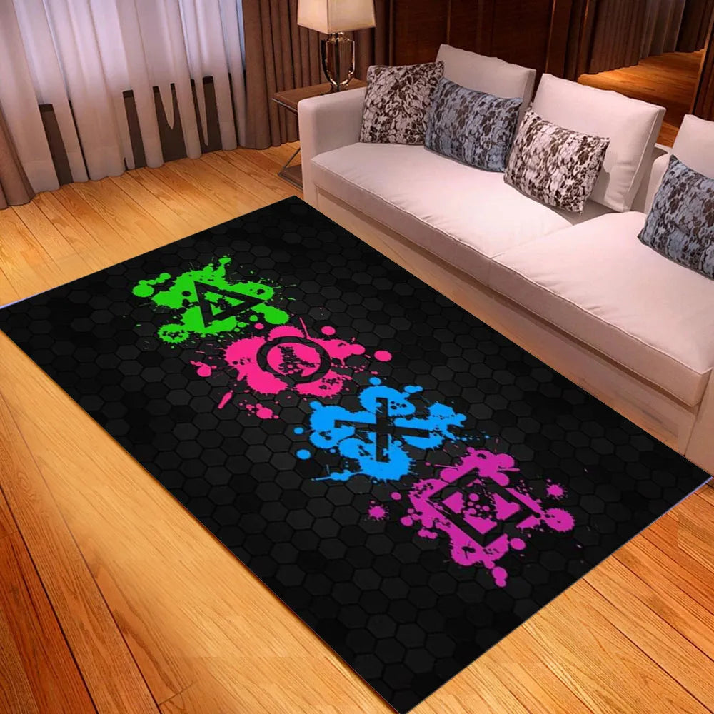 Tapis Moderne Gamer Graffiti 