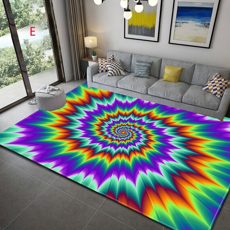 Tapis Vortex Illusion 3D