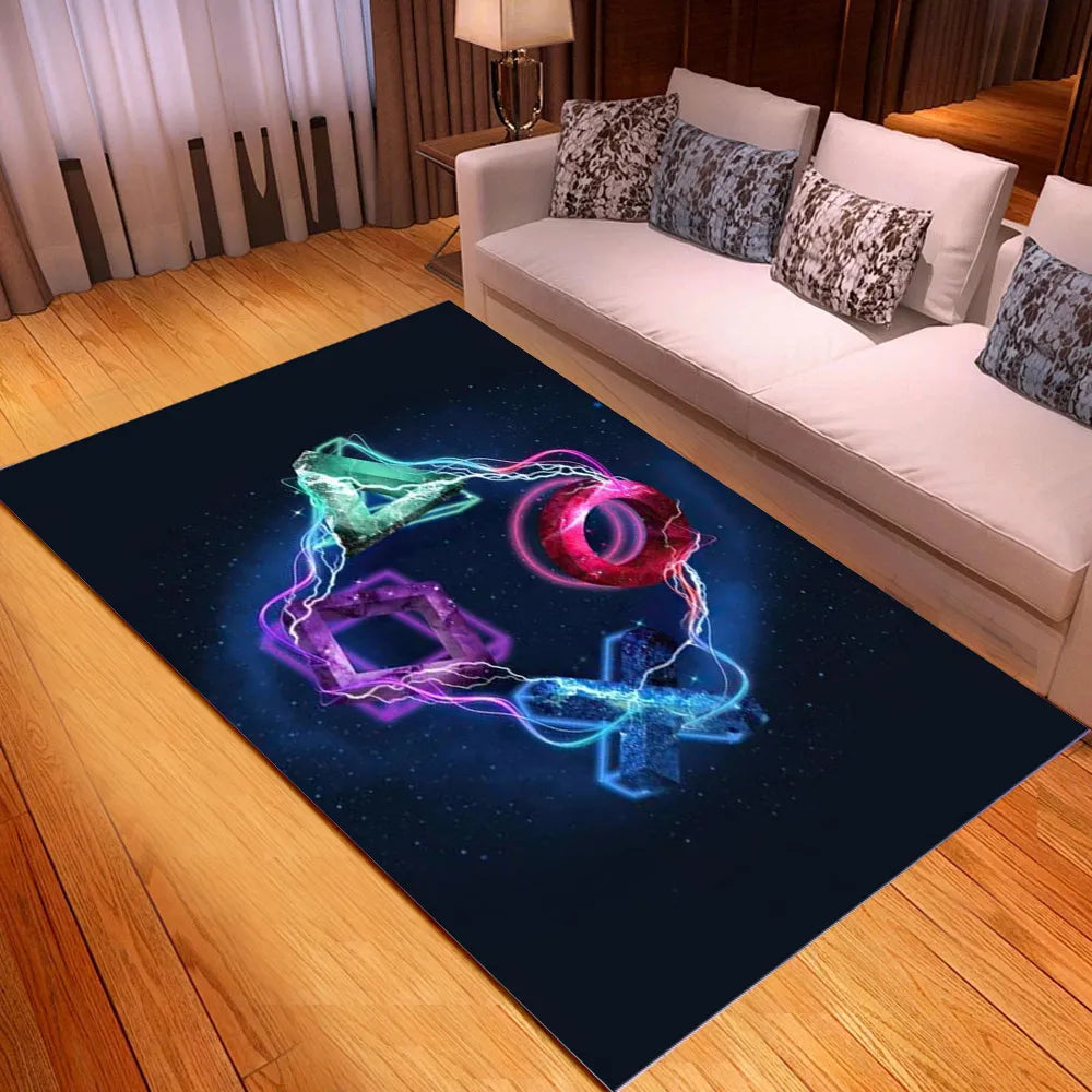 Tapis Moderne Gamer Graffiti 