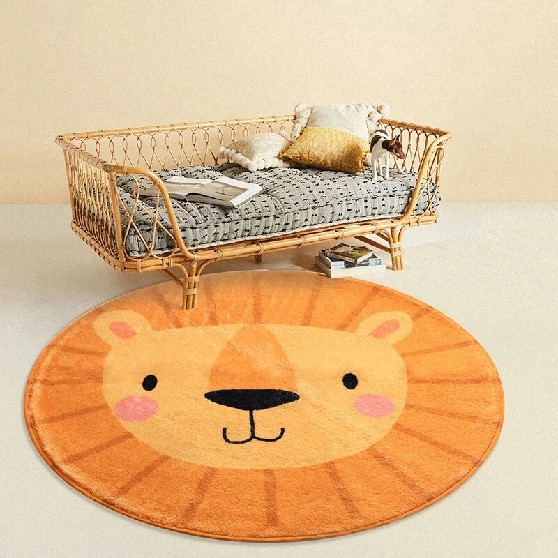 Tapis de Sol et de Jeu Rond pour Enfant
