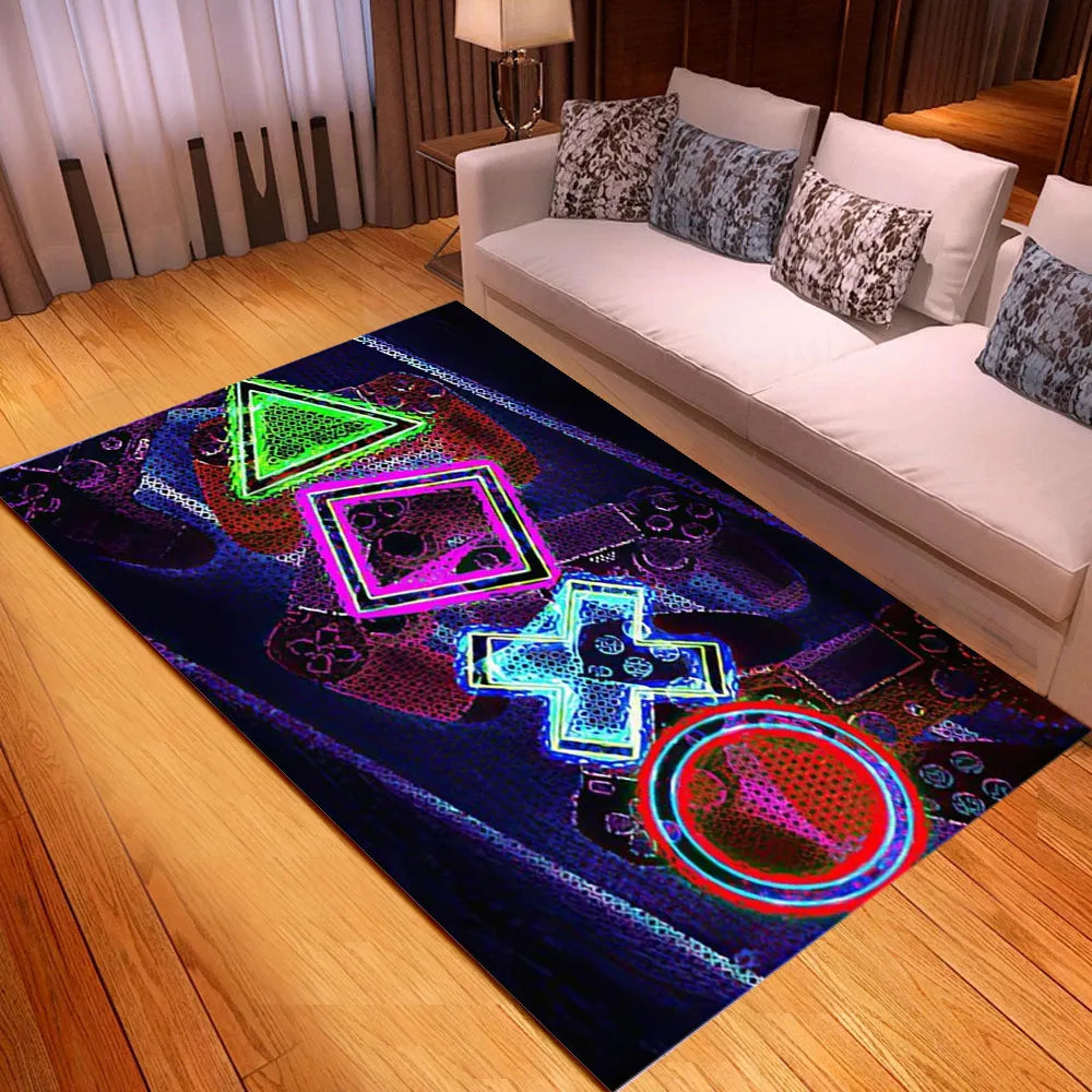 Tapis Moderne Gamer Graffiti 