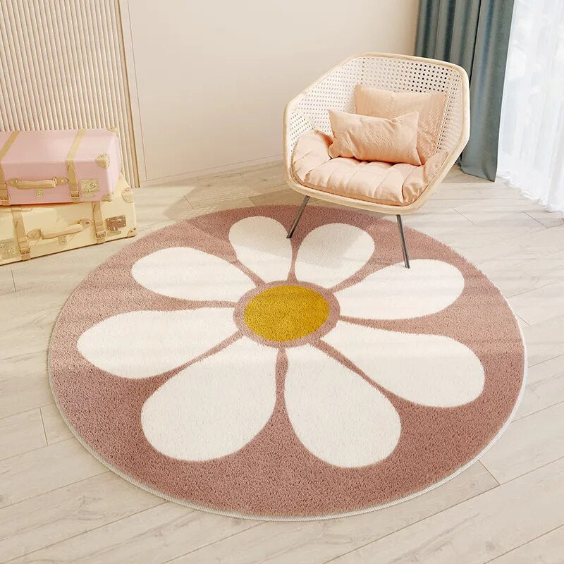 Tapis de Sol et de Jeu Rond pour Enfant Margueritte