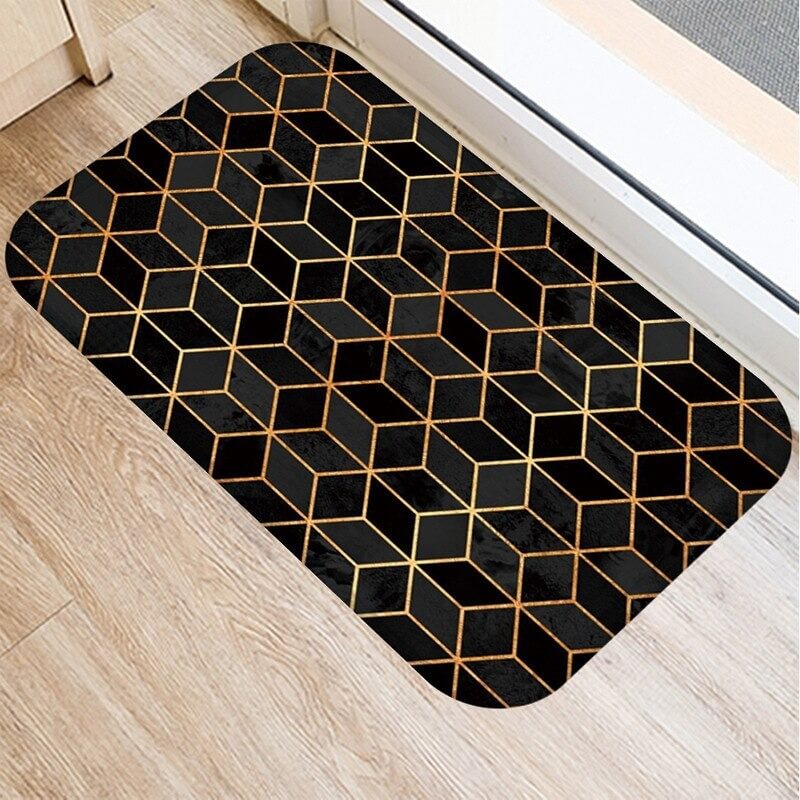 Tapis de bain antidérapant moelleux gaphique - Venio