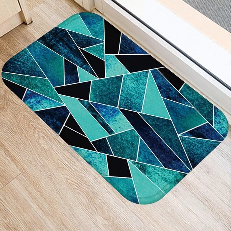 Tapis de bain antidérapant moelleux gaphique - Enon