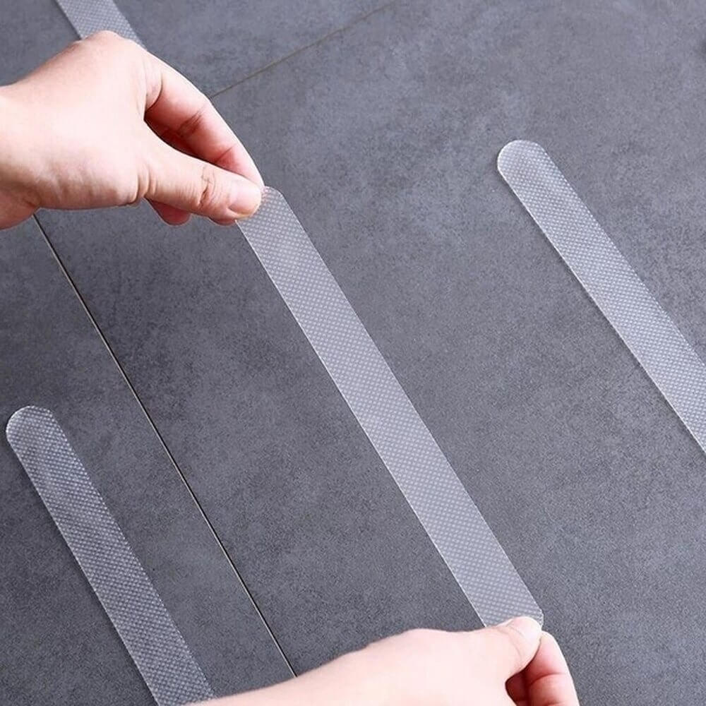 Bandes antidérapantes waterproof phosphorescentes - Lot de 12