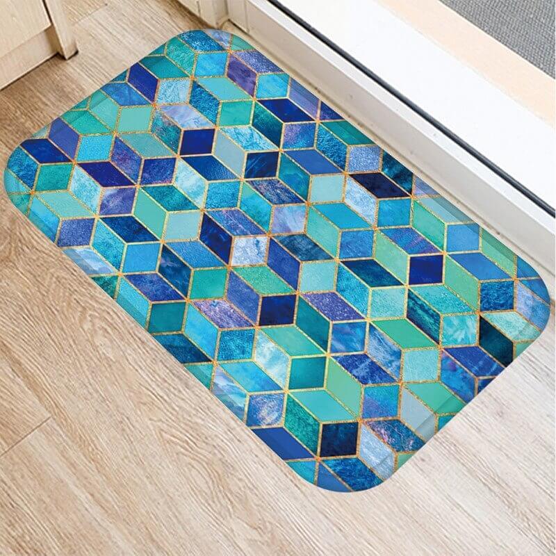 Tapis de bain antidérapant moelleux gaphique - Venio