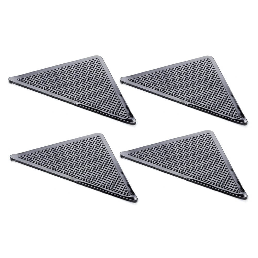 Patins antidérapants réutilisables pour tapis - Lot de 4