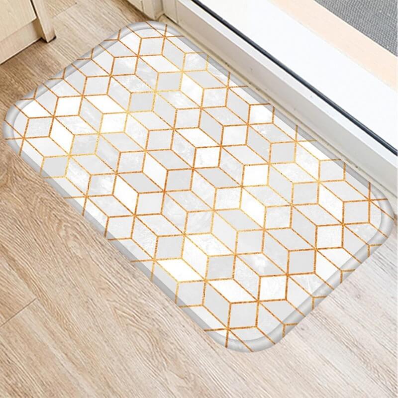 Tapis de bain antidérapant moelleux gaphique - Venio