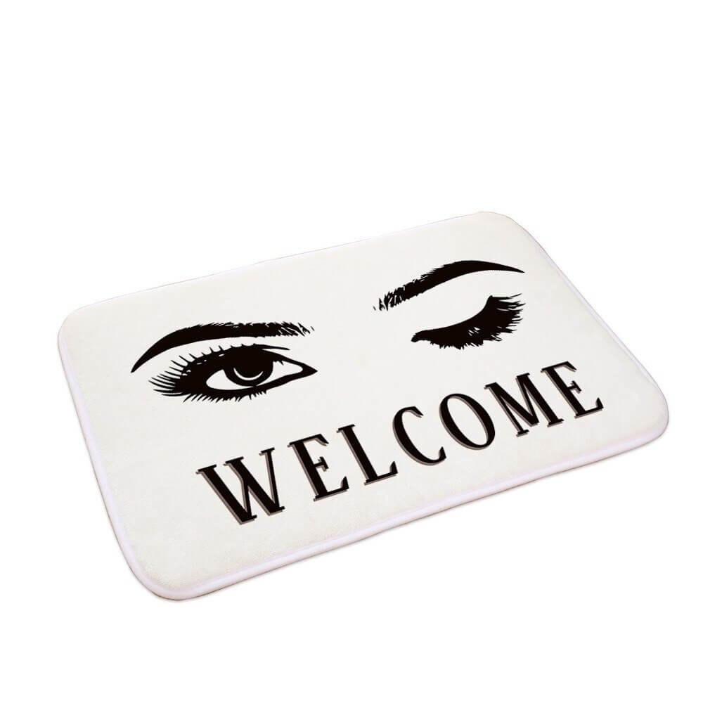 Tapis de bain antidérapant à mémoire de forme - Welcome
