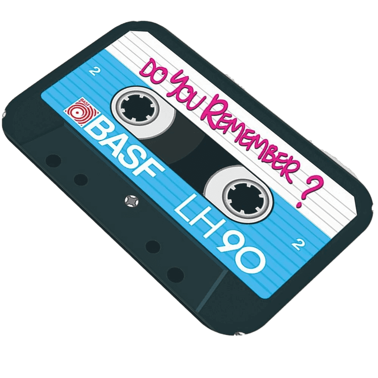 Tapis de bain antidérapant moelleux retro - Cassette Audio