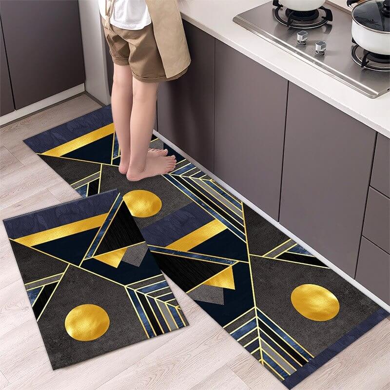 Tapis de sol antidérapant - Formes Géométriques