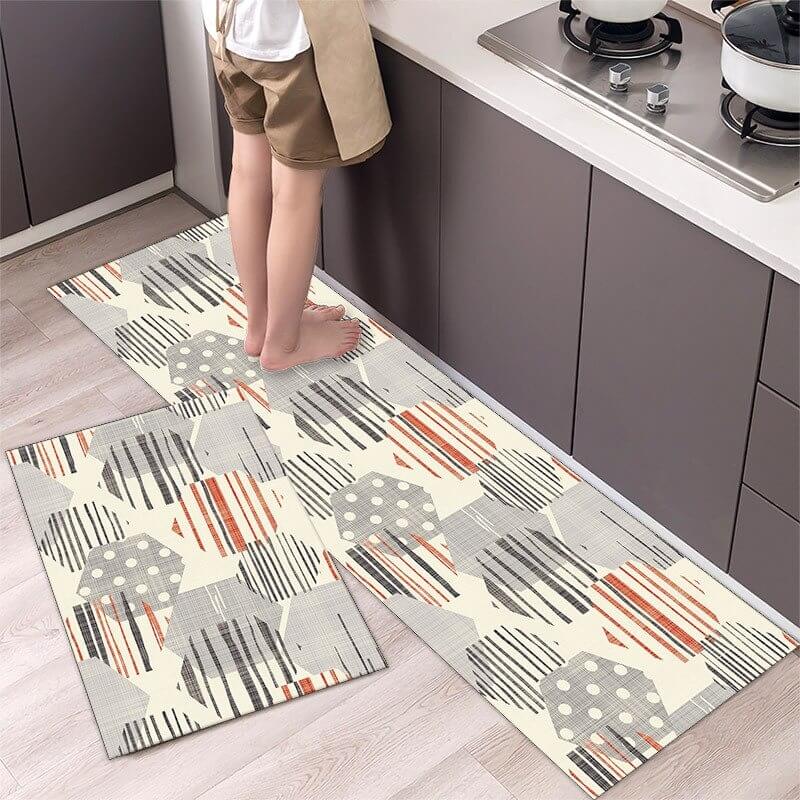 Tapis de sol antidérapant - Formes Géométriques