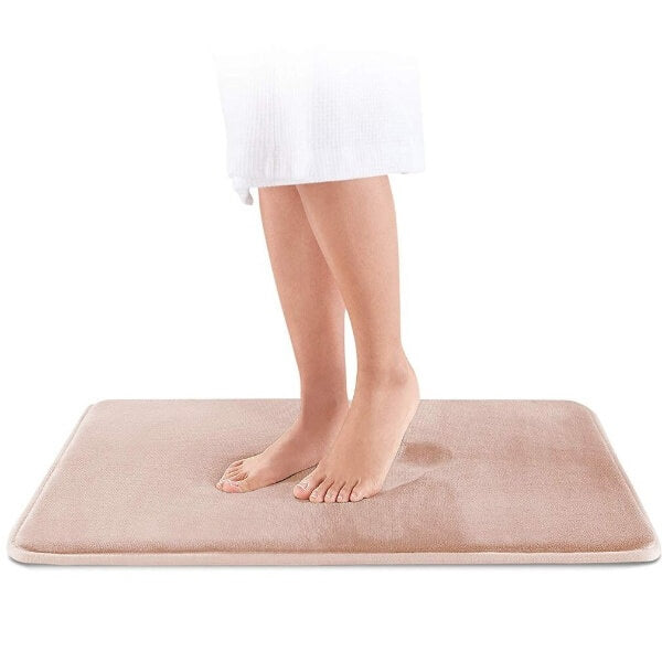 Tapis de bain antidérapant à mémoire de forme