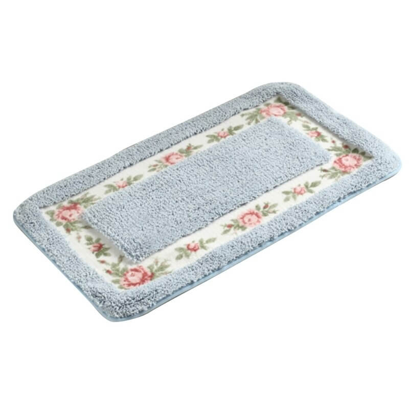 Tapis de bain antidérapant moelleux - Retro