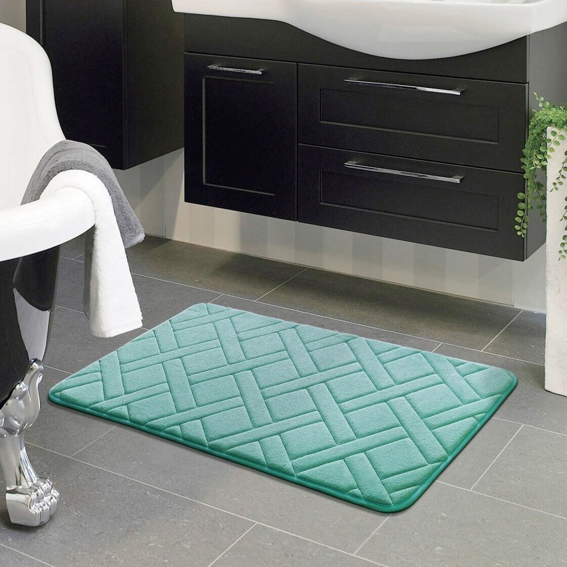 Tapis de bain antidérapant moelleux - Graphique