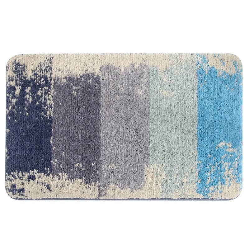 Tapis de bain antidérapant moelleux délavé