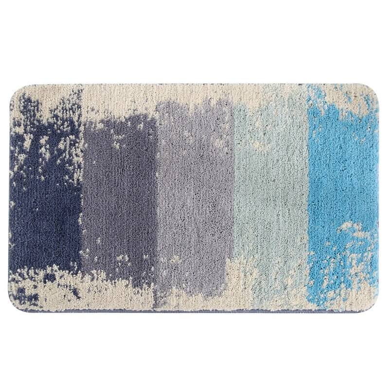 Tapis de bain antidérapant moelleux délavé