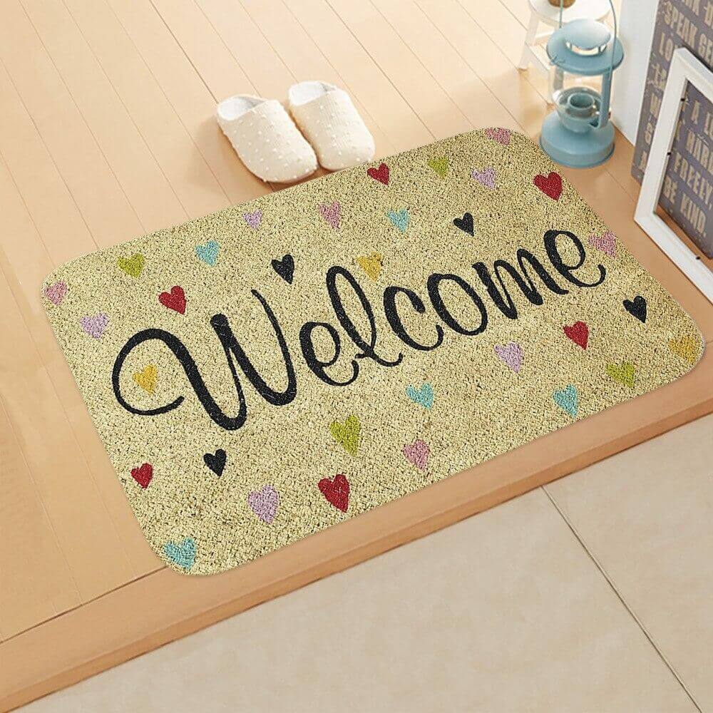 Tapis de sol antidérapant - Welcome