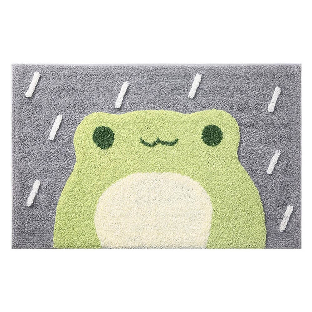 Tapis de bain antidérapant moelleux - Grenouille