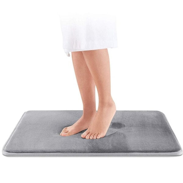 Tapis de bain antidérapant à mémoire de forme