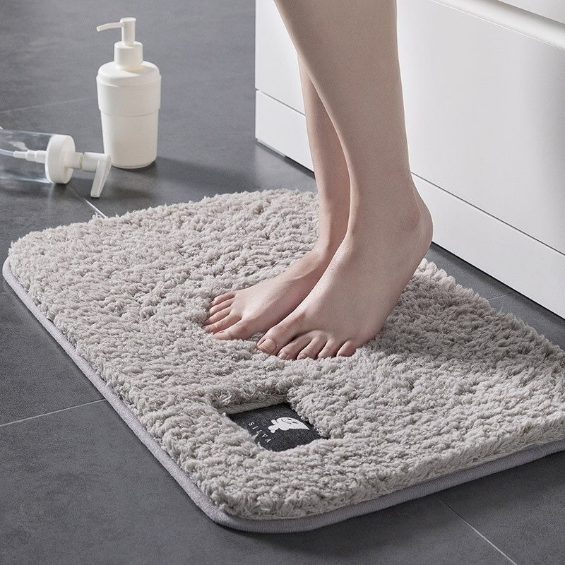 Tapis de bain antidérapant moelleux - Silva