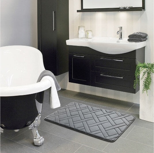 Tapis de bain antidérapant moelleux - Graphique