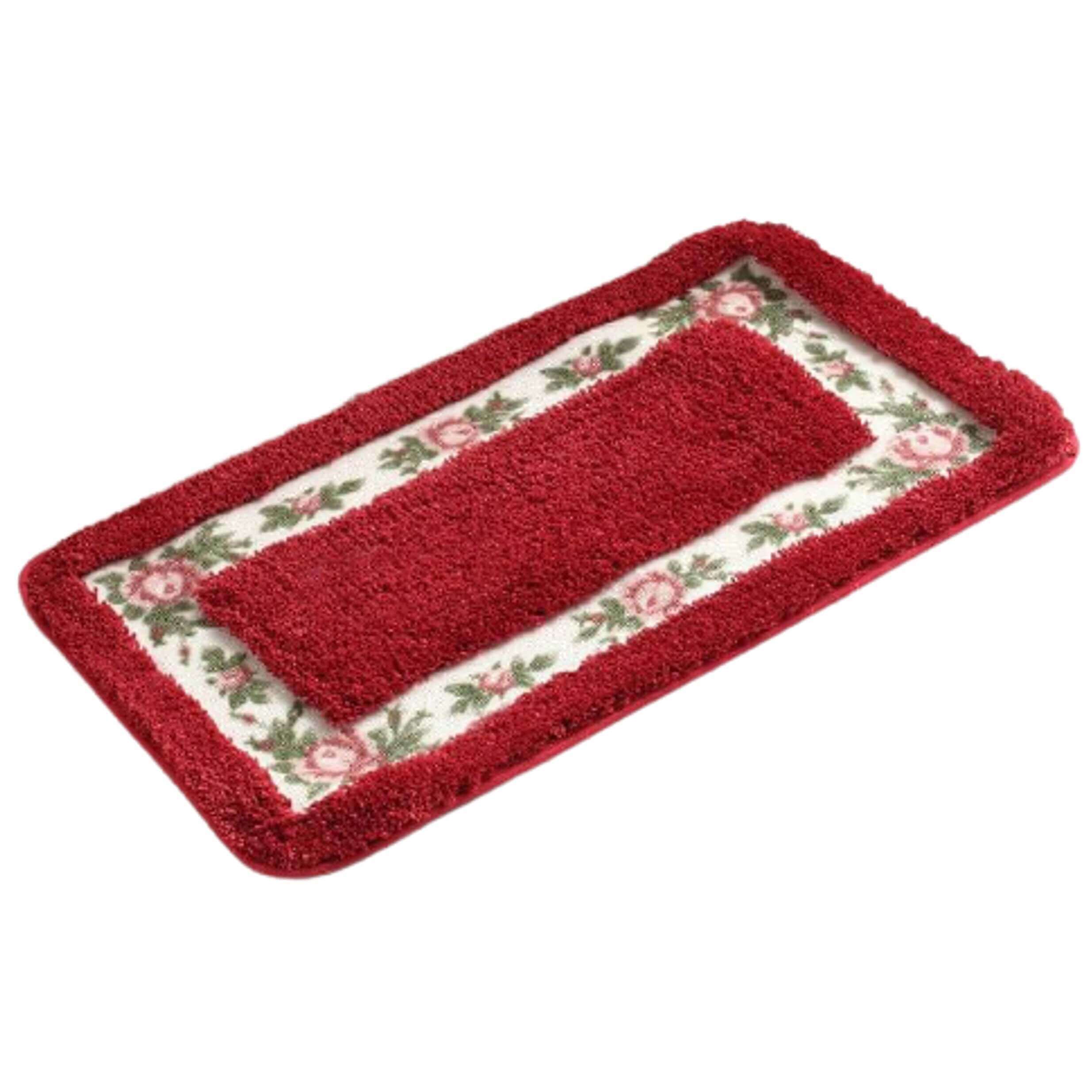 Tapis de bain antidérapant moelleux - Retro