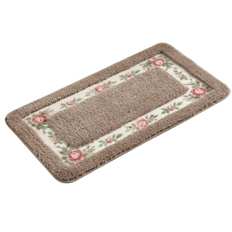 Tapis de bain antidérapant moelleux - Retro