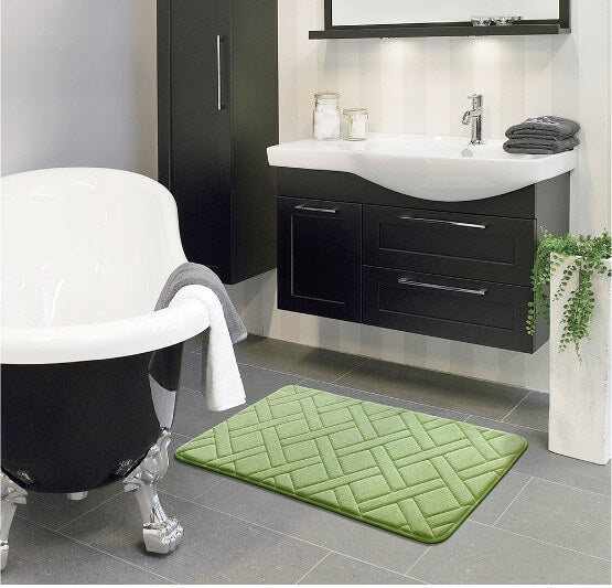 Tapis de bain antidérapant moelleux - Graphique